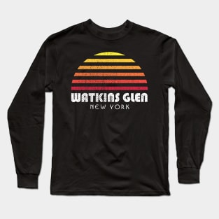 Watkins Glen State Park New York Waterfalls Gorges Long Sleeve T-Shirt